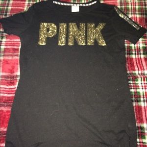 VS PINK Sequins tee